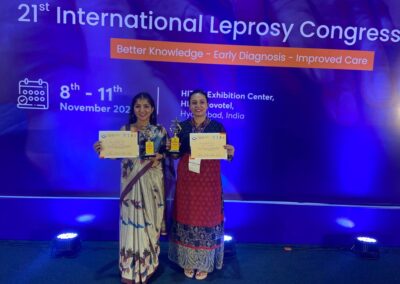 PLMs bagged 1st position in Leprosy quiz in ILC