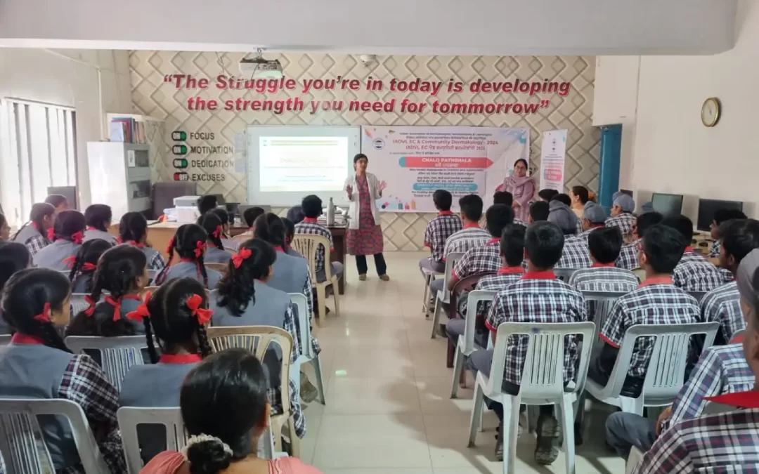 IADVLEC & Community Dermatology- Chalo pathshala initiative